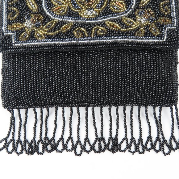 La Regale Fully Beaded Purse Clutch Wristlet - Picture 3 of 11